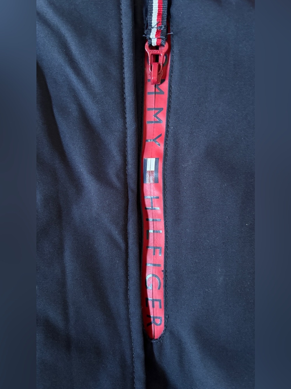 Tommy Hilfiger Womens S 3 In 1 All Weather Hooded Jacket Coat Red Navy - Picture 7 of 16